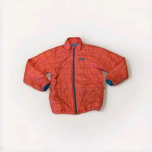 Patagonia Nano Puff Brick Quilt Jacket Boys Medium Red Outdoor Winter